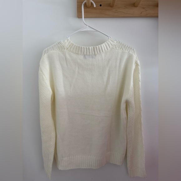 CUPSHE Glow White Sweater Size Small - Picture 7 of 7